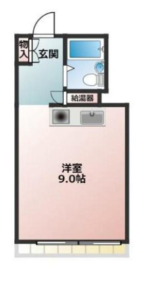 【間取り】 | スターハイツ相模大野駅前 | ワンルームは一人暮らしに最適で家賃を抑えやすく掃除も楽な点が魅力です。生活空間がコンパクトにまとまるため、動線が短く、生活しやすいです。家具の配置も工夫次第で個性を出しやすく、自由な空間を楽しめます。