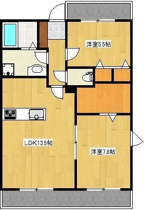 Kurenaiの間取り