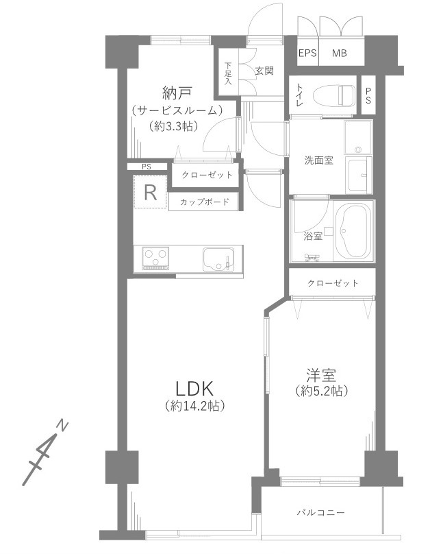 ランドステージ雑司が谷の間取り
