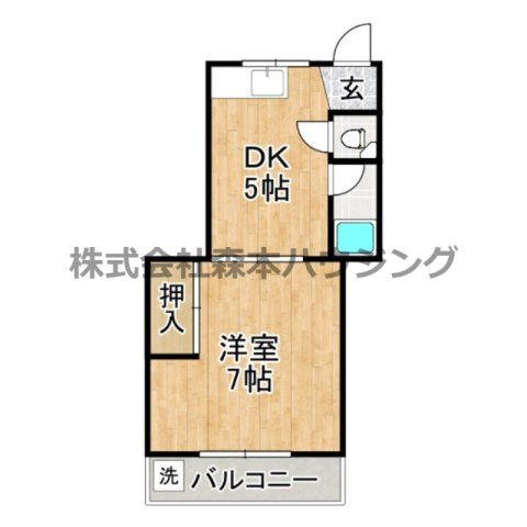 【間取り】 | 　カトレアハイツ門真