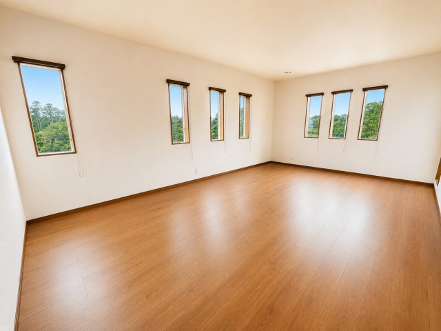 小美玉市栗又四ケ　中古戸建の洋室|※画像の一部はAIを用いて加工・編集しています。実際の状況と異なる場合がありますので、ご了承下さい。