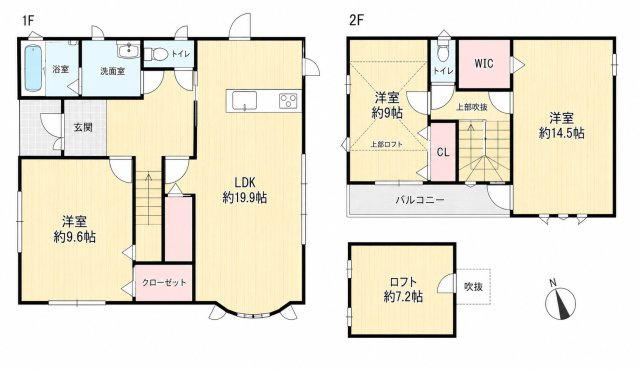 小美玉市栗又四ケ　中古戸建の間取り|※画像の一部はAIを用いて加工・編集しています。実際の状況と異なる場合がありますので、ご了承下さい。
