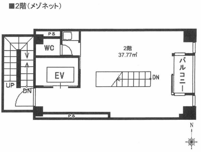 ジャスティス北浜ビルの間取り