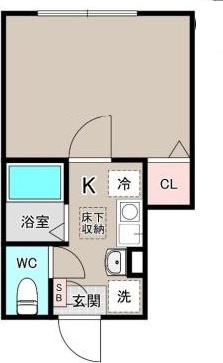 ASCOT蒲田の間取り|間取りです。