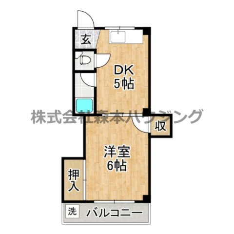 【間取り】 | 　カトレアハイツ門真