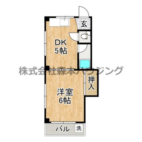 【間取り】 | 　カトレアハイツ門真