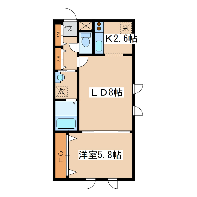 ペラッツィ暁の間取り