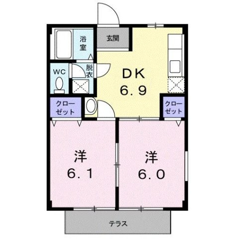 レジデンスＭＳの間取り