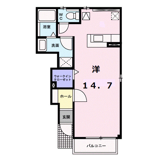 エクセラン近見の間取り