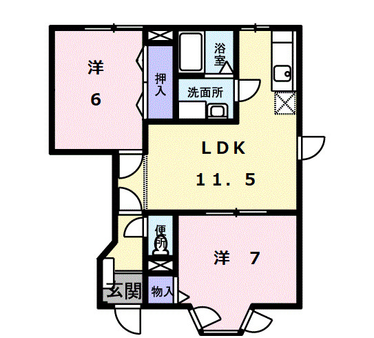 光シャトーの間取り