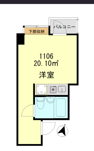 キャッスル新宿の間取り