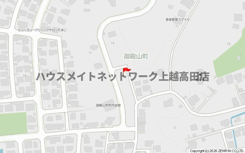 ユーソニアン上越・御殿山Ａの地図|位置図