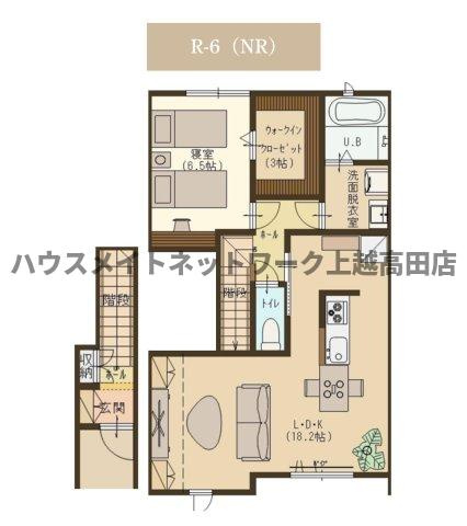 ユーソニアン上越・御殿山Ａの間取り|間取図