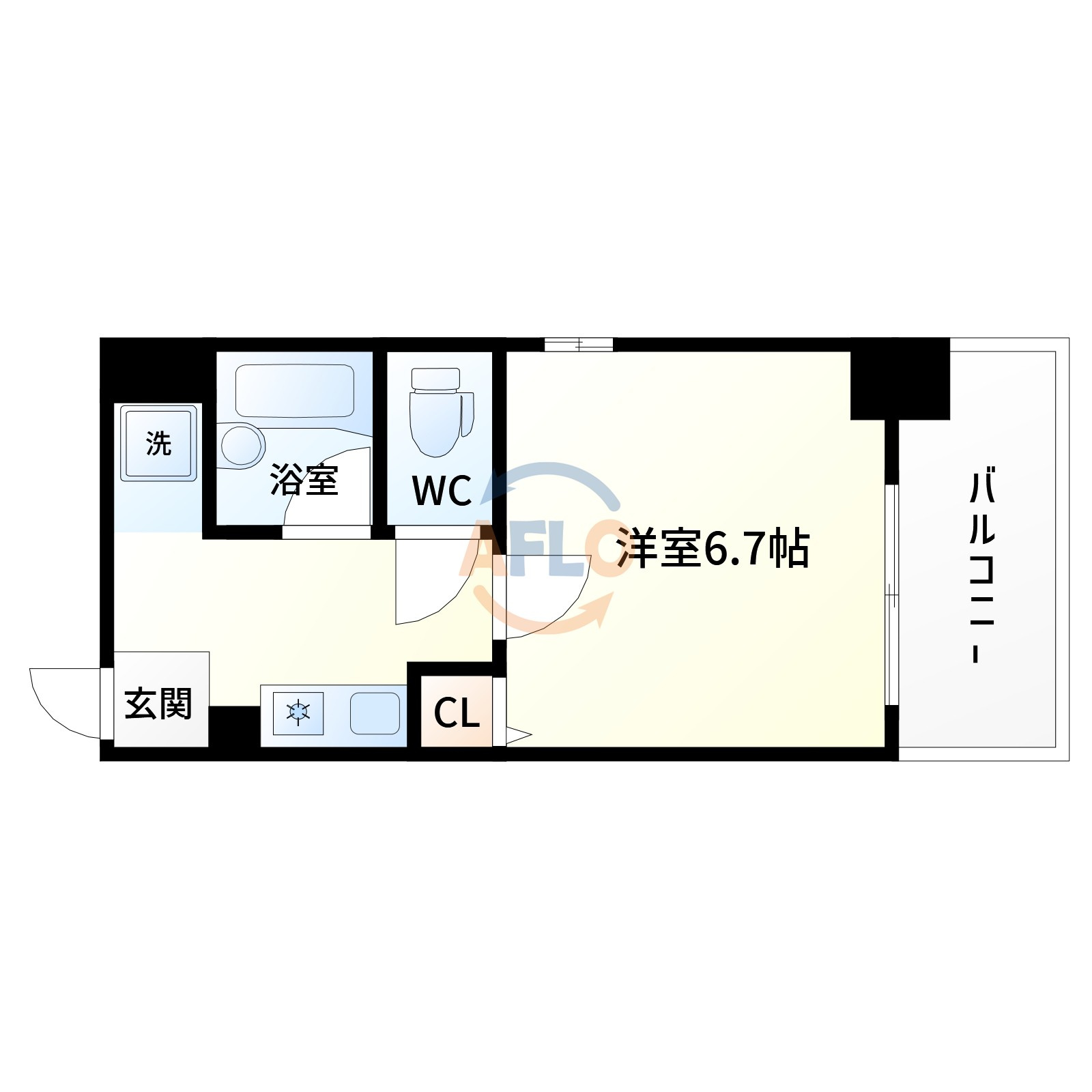 サンイースト江坂の間取り|間取り