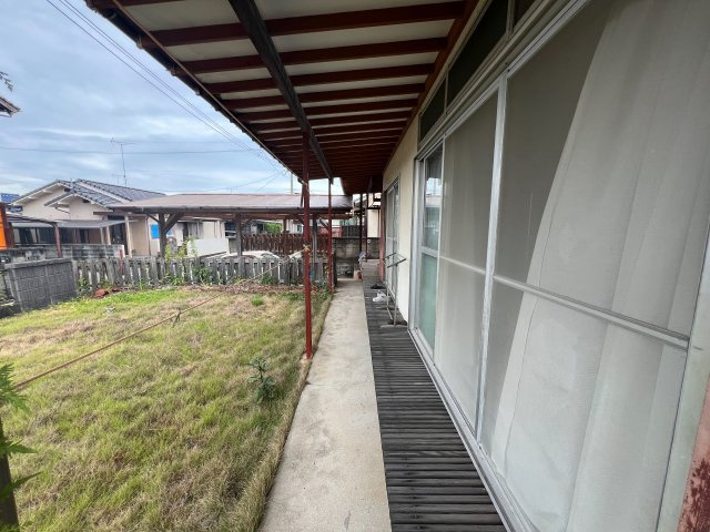 玉名市岱明町上　４DKの庭