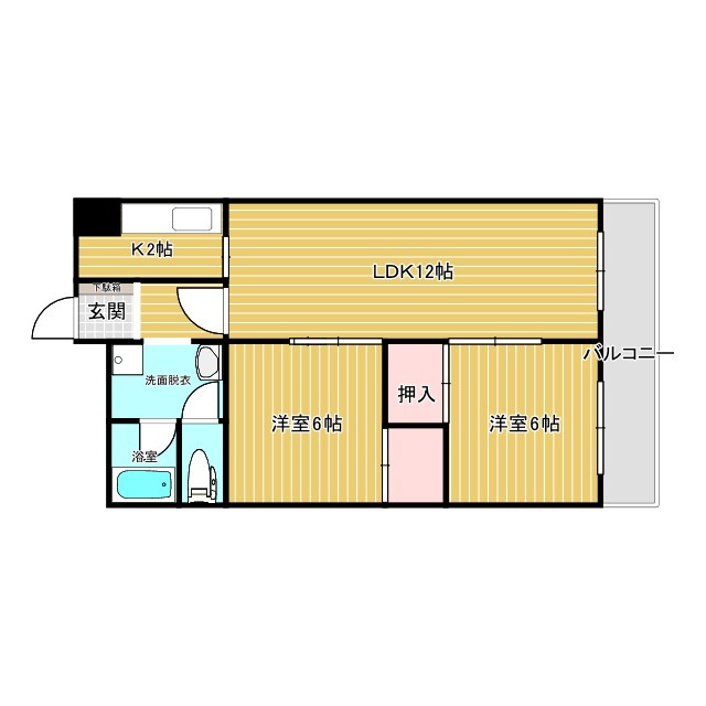 マンション新の間取り
