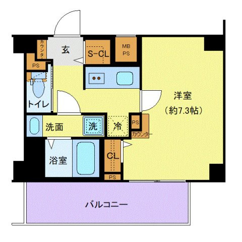 クレヴィスタ綾瀬Ⅱの間取り