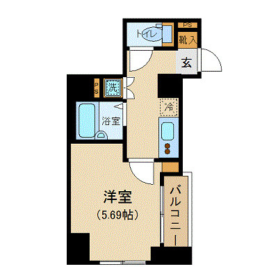 ドルチェ京橋壱番館の間取り