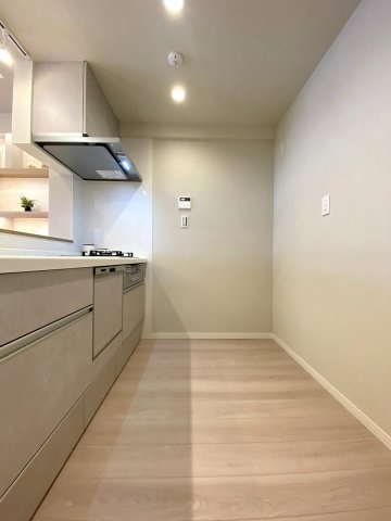 プレシス両国のキッチン|十分な調理スペースと作業幅を確保したキッチン周りです。毎日のお料理や後片付けが手際よく行える設計。使いやすさを追求した構造で、料理好きな方にもご満足いただける利便性の高いワークスペースです。
