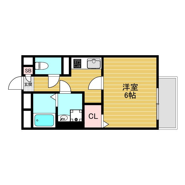 アムールHARMONY　Iの間取り