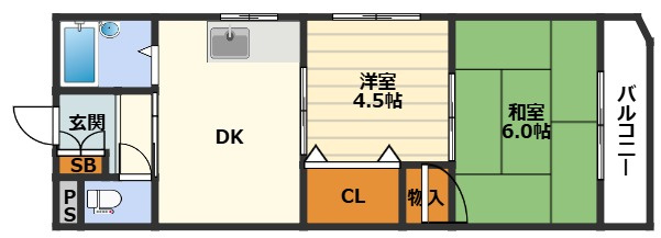 メゾンド西宮の間取り