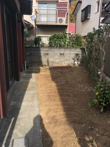 小澤様戸建ての庭