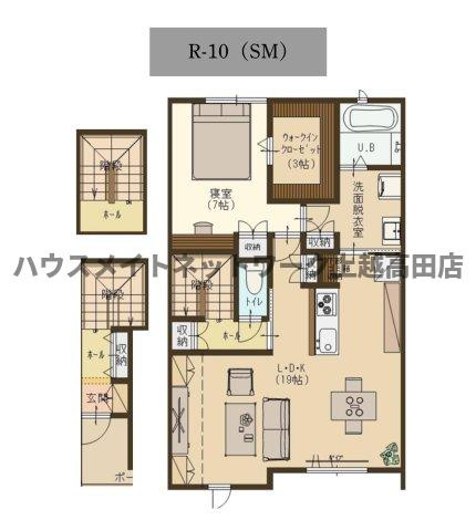 ユーソニアン上越・御殿山Ａの間取り|間取図