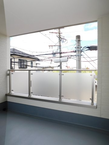 名古屋市西区こも原町の新築一戸建のバルコニー|◇バルコニー◇　　突然の雨でも安心なワイドインナーバルコニー♪　