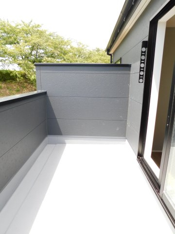 名古屋市北区西味鋺５丁目の新築一戸建のバルコニー|◇バルコニー◇　　南面で陽当り良好なワイドバルコニー♪