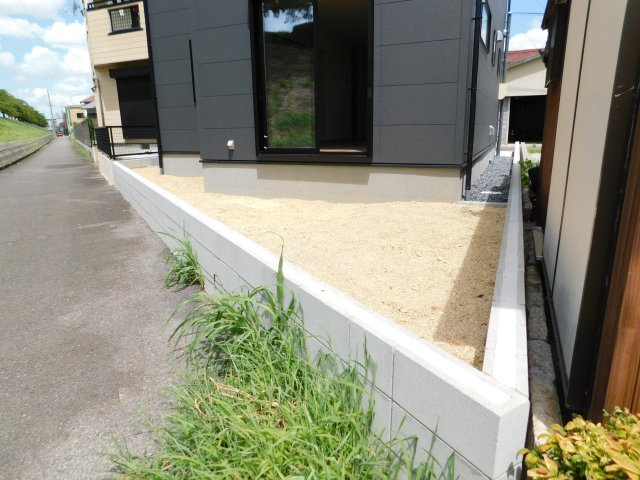 名古屋市北区西味鋺５丁目の新築一戸建の庭|◇庭◇　　ガーデニングを楽しんだり、お子様が遊べる庭付き♪
