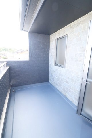 郡山市安積町笹川字中ノ渡戸　　　　１号棟　　　安積第3小学校、安積第2中学区のバルコニー|北側バルコニー