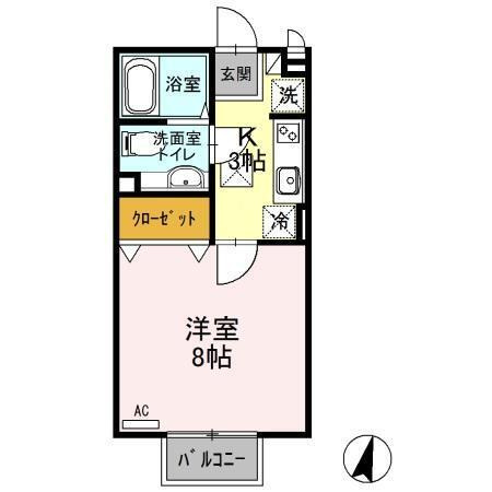 グローリア　Ｂの間取り