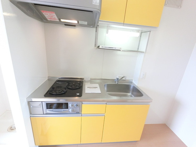 グローリア　Ｂのキッチン|2口コンロ付きシステムキッチン
