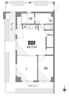 【間取り】 | グランヒルズ西新宿 | 間取り図