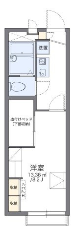 【間取り】 | レオパレスブラン大分