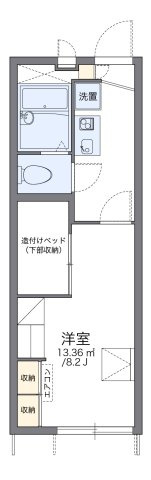 【間取り】 | レオパレスブラン大分