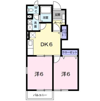 【間取り】 | ヒルズ　フォーリスト　Ａ