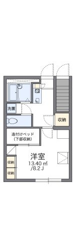 レオパレスグリーン２の間取り