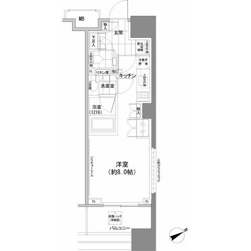 【間取り】 | パークハビオ西新宿