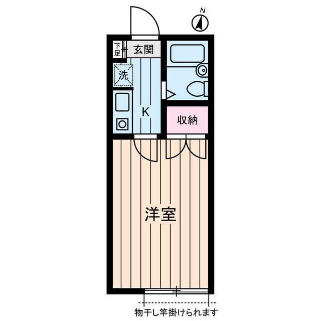 Ｓｔｕｄｉｏ　Ｆｕｊｉｔａの間取り