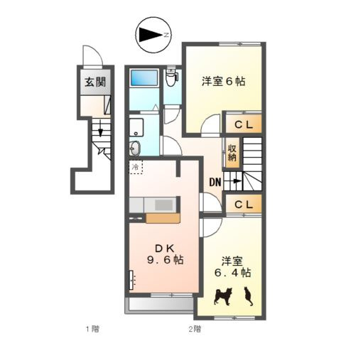 パークヒルズ城土の間取り