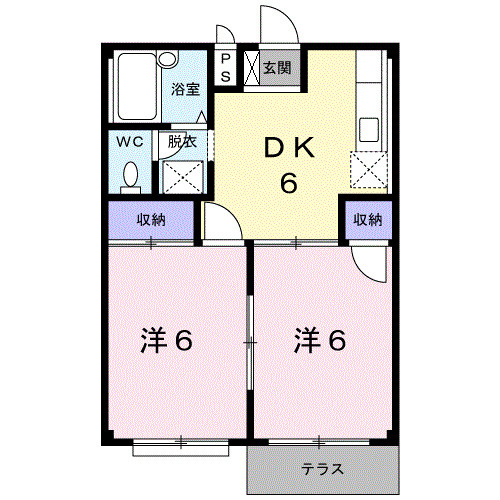 エルディムＯＨＳＨＩＭＡの間取り