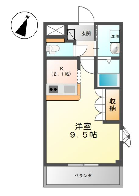ルミナスハイムⅡの間取り