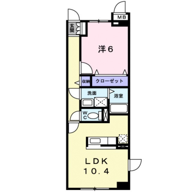 グロワールの間取り