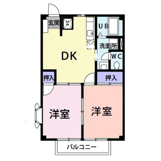福寿ハイム幸の間取り