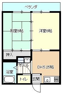 コーポカトレアの間取り