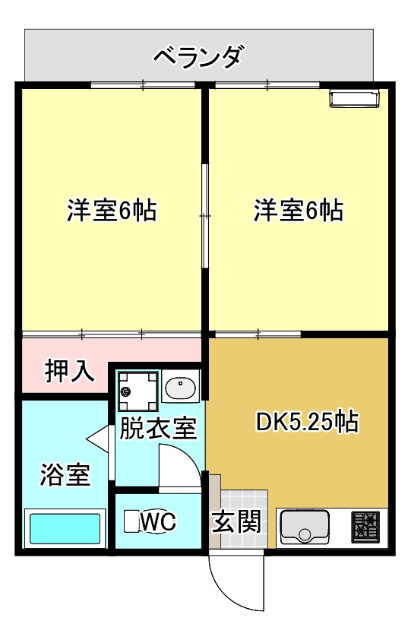 コーポカトレアの間取り