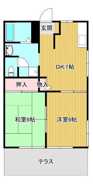 アネックス松本の間取り