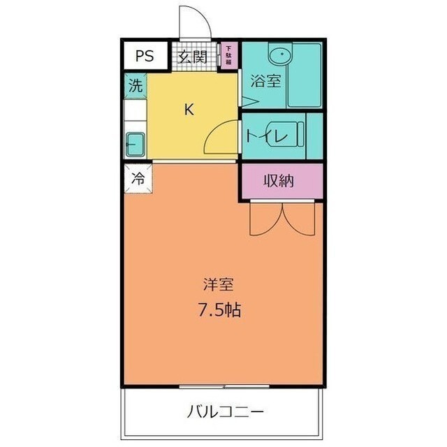 コートニー井原の間取り