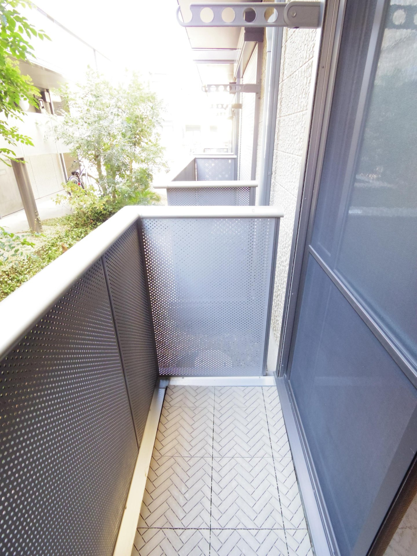 ＴＲＵＳＴＩＡ　弐番館のバルコニー|※他号室写真です